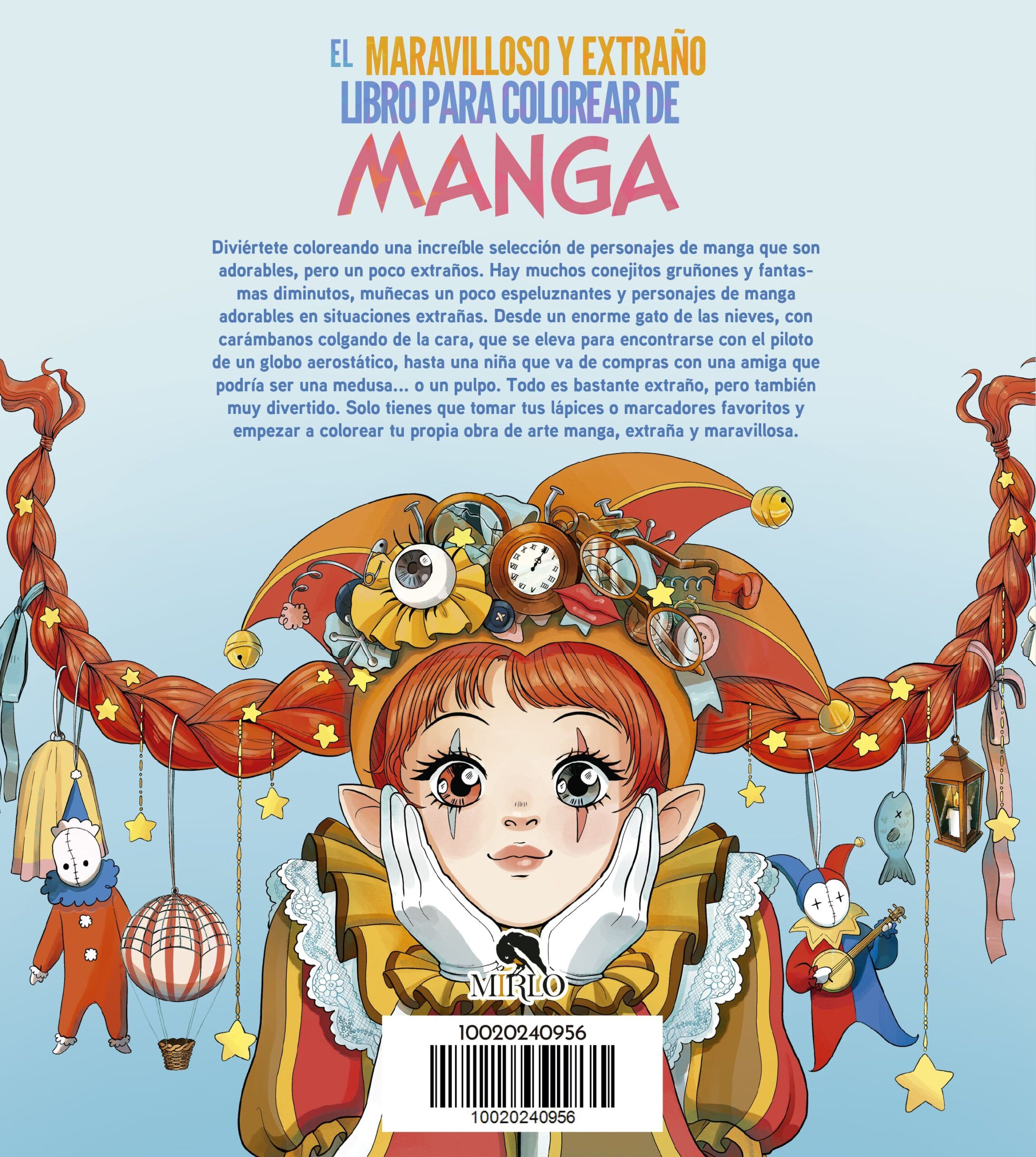 El maravilloso y extraño libro para colorear de manga - Imagen 2